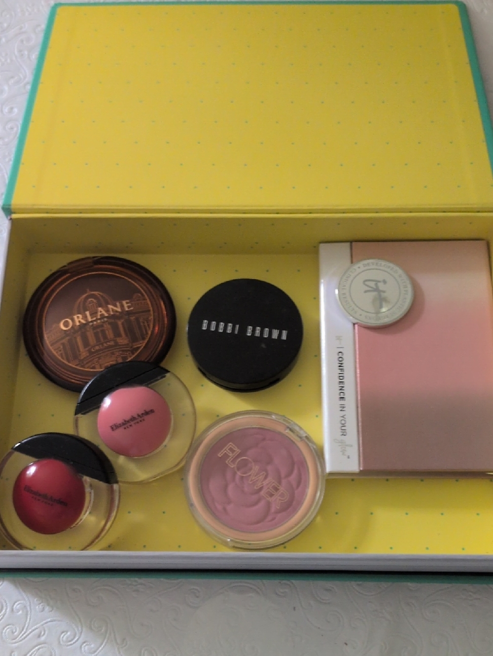 Bundle Of 6 New Powders, Bronzers, Blush And Lip Oils